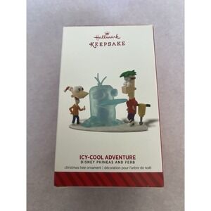 Hallmark Disney Keepsake Ornament Icy-Cool Adventure Phineas & Ferb 2014 NIB